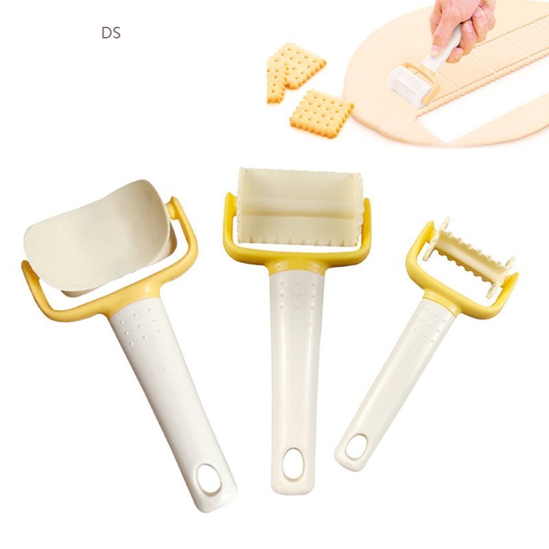 1Pc Rolling Cookie Cutters Dough Round/Square Cutter Roller