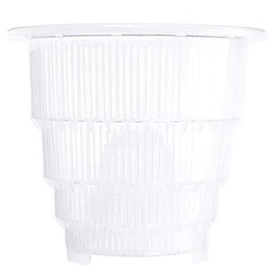 Clear Flower Pot Orchid Pot With Breathable Hole Slotted Pla