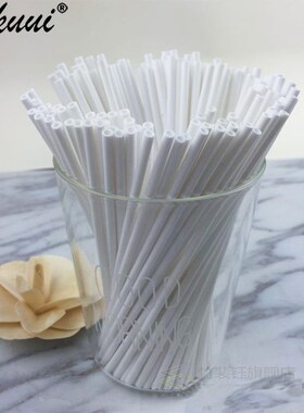 100pcs/pack 15cm Safe Plastic Lollipop Stick Cake Pop Sticks