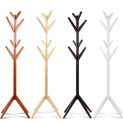 Pine Coat Clothing Rack Clothes Scarfs Hanging Stand Disasse