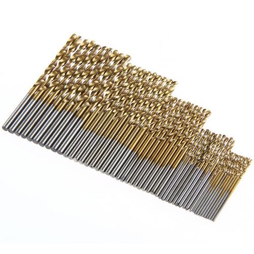 50Pcs HSS Micro Twist Drill Metric HSS Drills Micro Drill Bi