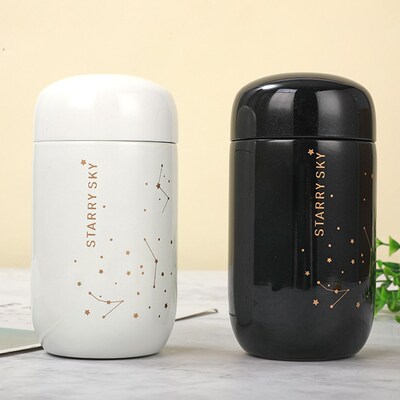 200ml Insulated Thermos Bottle Starry Sky Mini Small Capacit