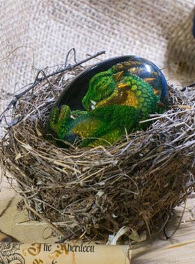 Lava Dragon Egg Ornamental Collection Decor Dinosaur Egg Sta
