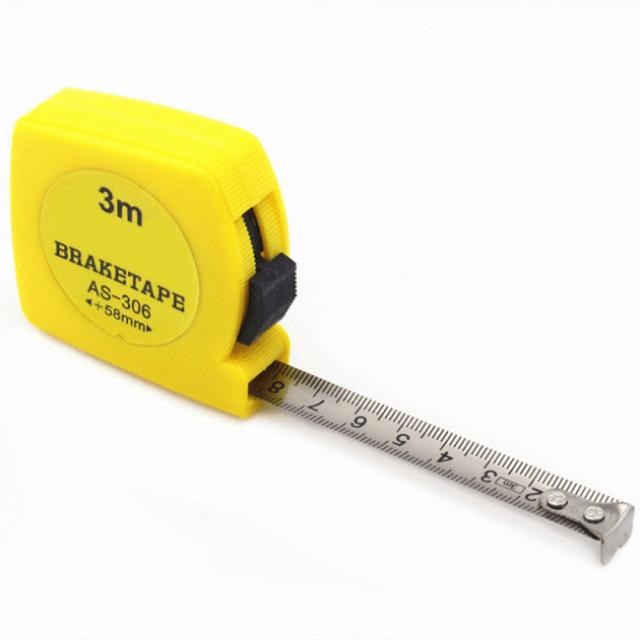 3 Meter Multifunction Yellow Case Mini Pocket Tape Ruler Mea