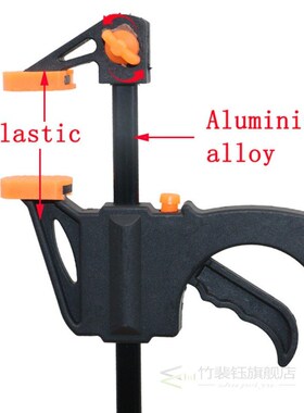 4 Inch Wood Working Bar F Clamp Clip Hard Grip Quick Ratchet