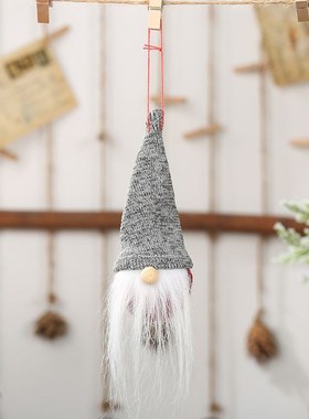3pcs/set Christmas Handmade Long Hat Swedish Gnome Doll Orna
