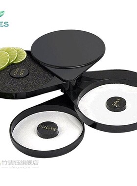 New Glass Rimmers 3 Tier Salt Sugar Margarita Cocktail Glass