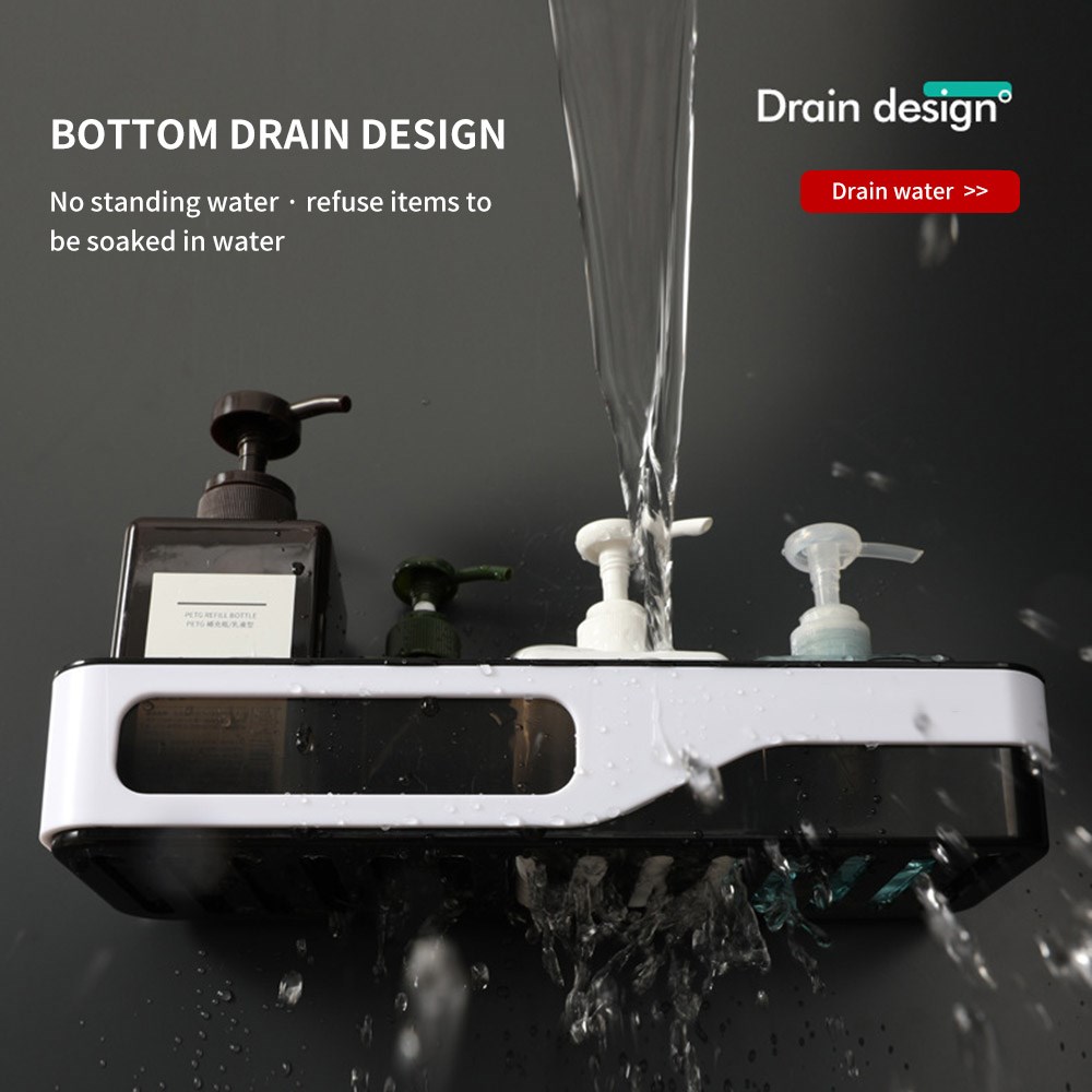 Bathroom Shelf Wall Mounted Shampoo Shower Shelves Holder Ki