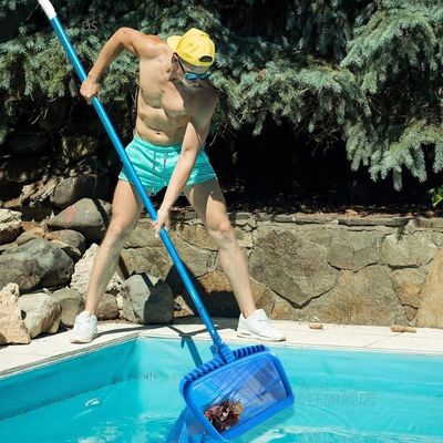 Swimming Pool Skimmer Net Heavy Duty Leaf Rake Cleaning Tool