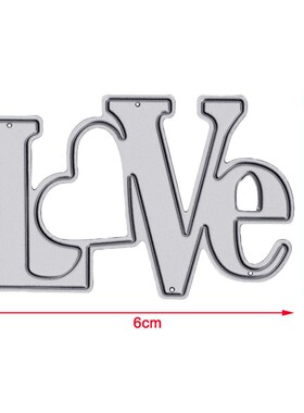 Carbon Steel LOVE Scrapbooking Die Cutting Stencils DIY Albu