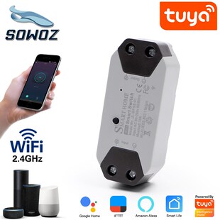 Tuya smart home control WiFi Smart Switch Light sensor niver