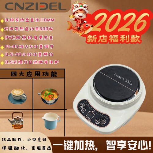 CNZIDEL智德600W电热炉智能煮茶