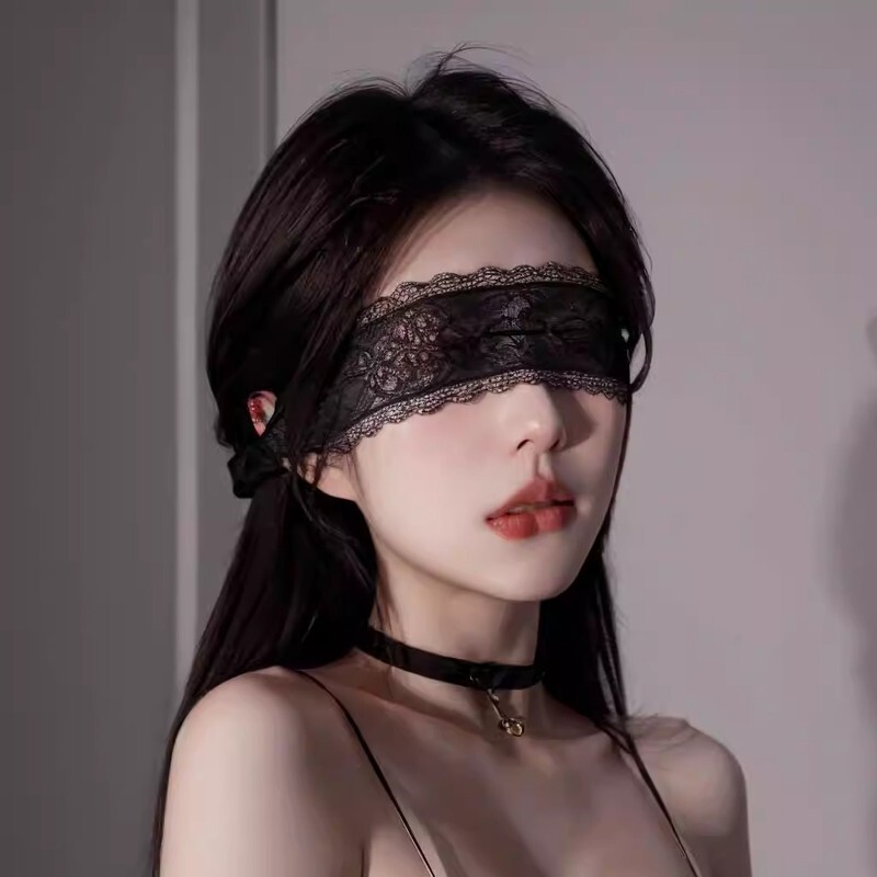 高颜值眼罩禁欲系蕾丝性感透遮光诱惑氛围感蒙蔽双眼神秘情调派对