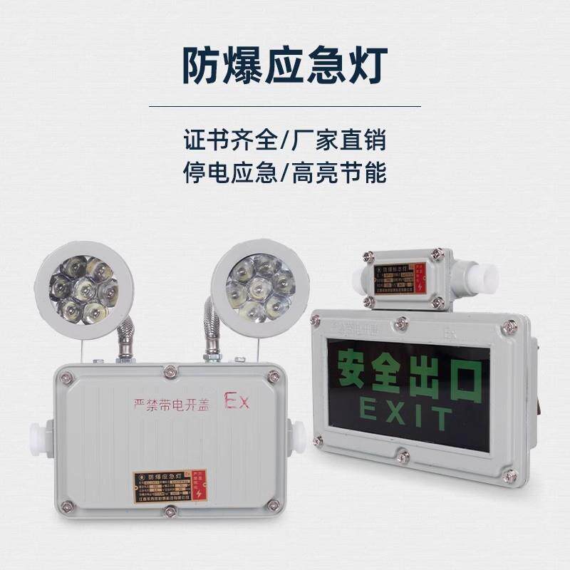 新款LED防爆双头应急灯双面标