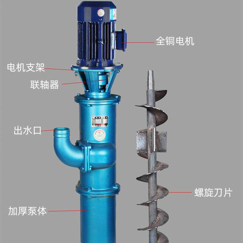 新款切割绞龙抽粪泵泵养殖场化粪池抽粪机蛟龙无堵塞泥浆泵液包邮