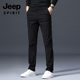 纯棉休闲裤 裤 秋冬季 修身 吉普男士 子潮流百搭商务西装 新款 直筒长裤