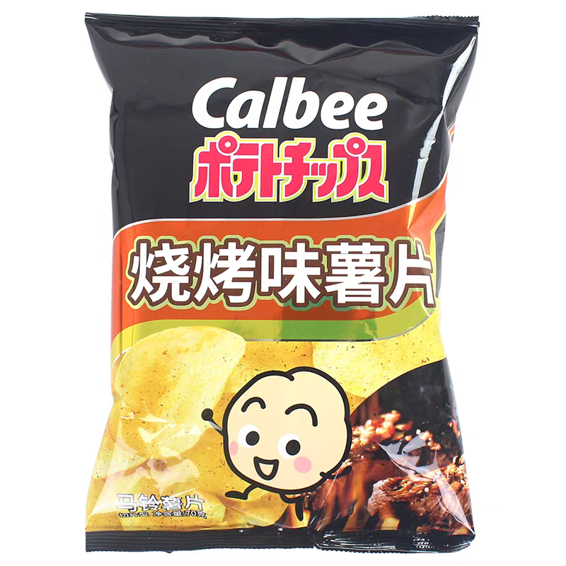 临期Calbee卡乐比烧烤薯片马铃薯膨化食品休闲办公室零食阿Sa推荐