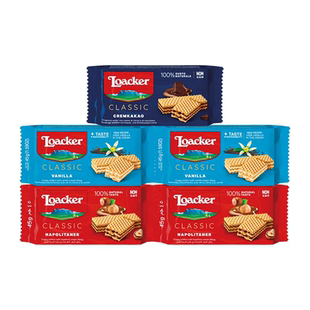 临期特价 椰子味威化饼干45g休闲零食 奥地利进口莱家芝士巧克力