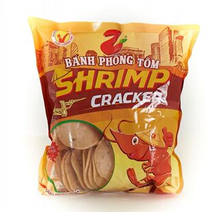 越南进口地洱虾片400g原味宋卡风味自己油炸半成品膨化小零食虾片