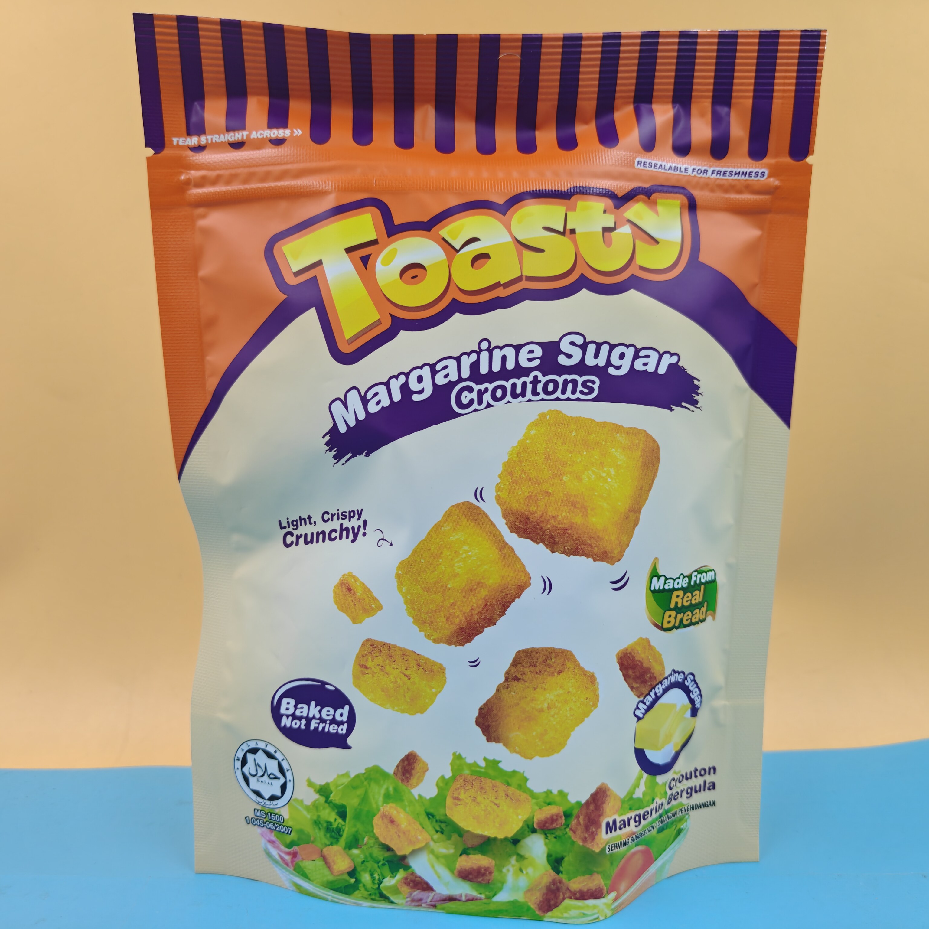 临期特价 马来西亚进口脆片面包丁休闲零食小吃