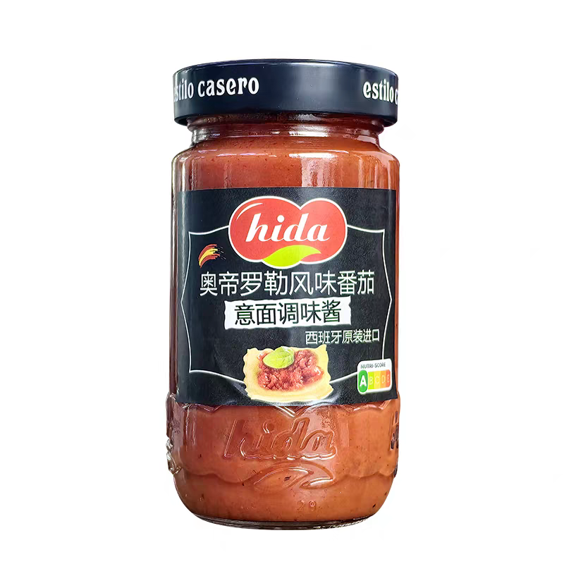 西班牙进口奥帝那不勒斯风味罗勒风味番茄意面调味酱350g瓶装调料