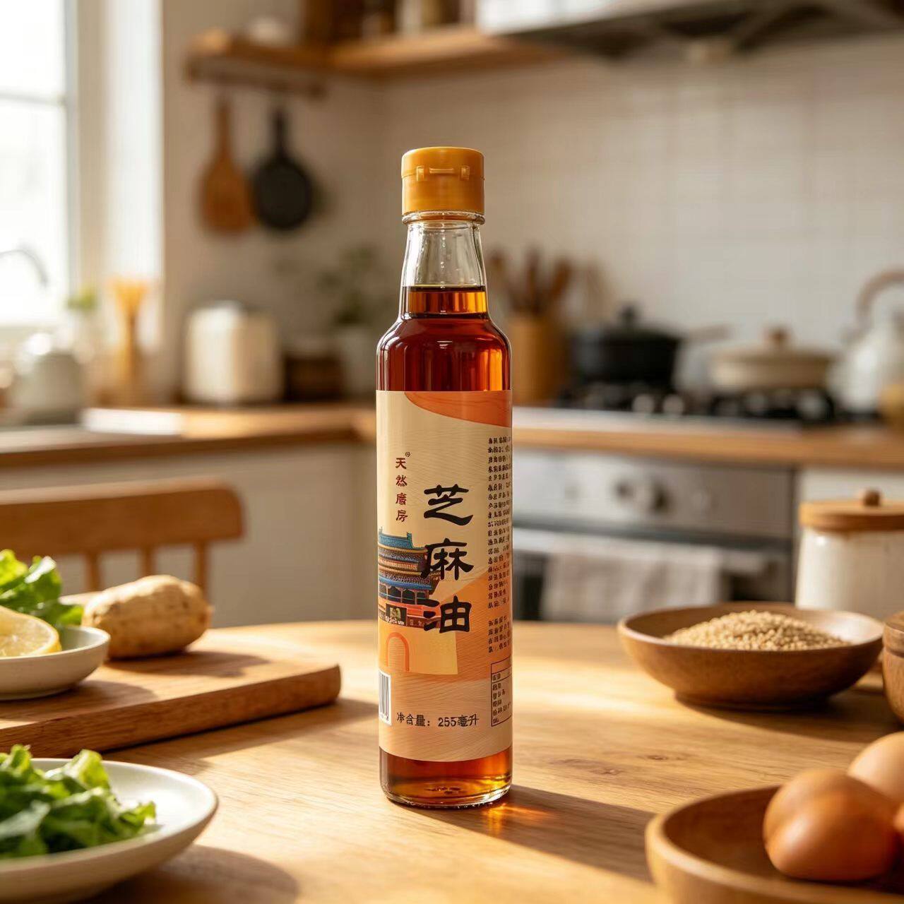 临期特价正宗小磨芝麻油250ml火锅蘸料油碟凉拌炒菜香油纯芝麻油