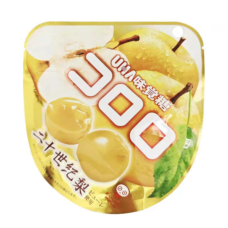 临期日本进口悠哈味觉糖二十世纪梨味44g凝胶糖果便携休闲零食