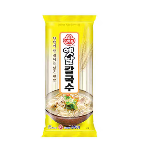 临期特价 韩国进口不倒翁宽面500g刀削面刀切面炸酱面面条干面