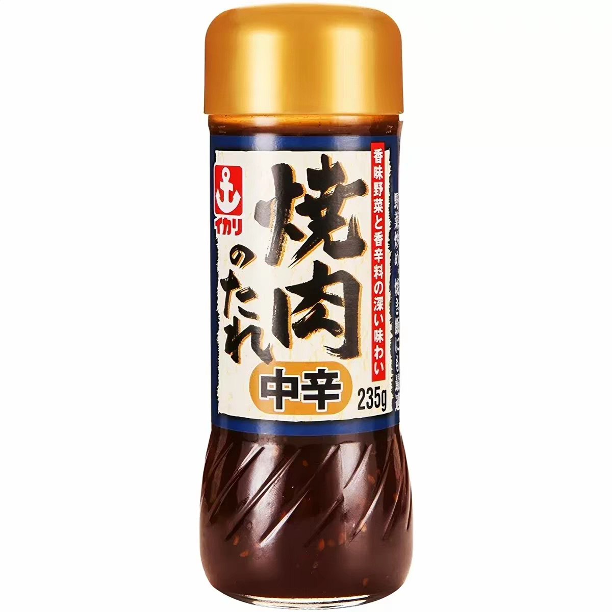 临期特价日本进口锚牌中辛甘口烤肉汁蘸料235g微辣日式烧烤腌肉料