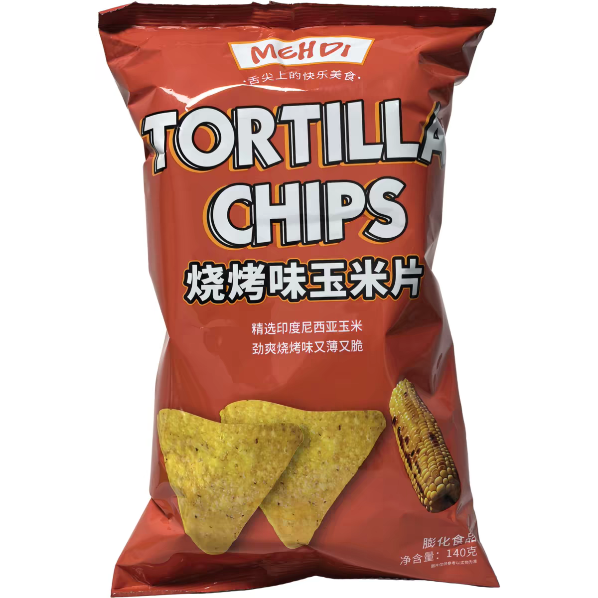 临期特价印尼进口玉米片烧烤味140g办公休闲追剧零食小吃食品