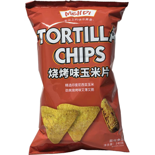 临期特价印尼进口玉米片烧烤味140g办公休闲追剧零食小吃食品