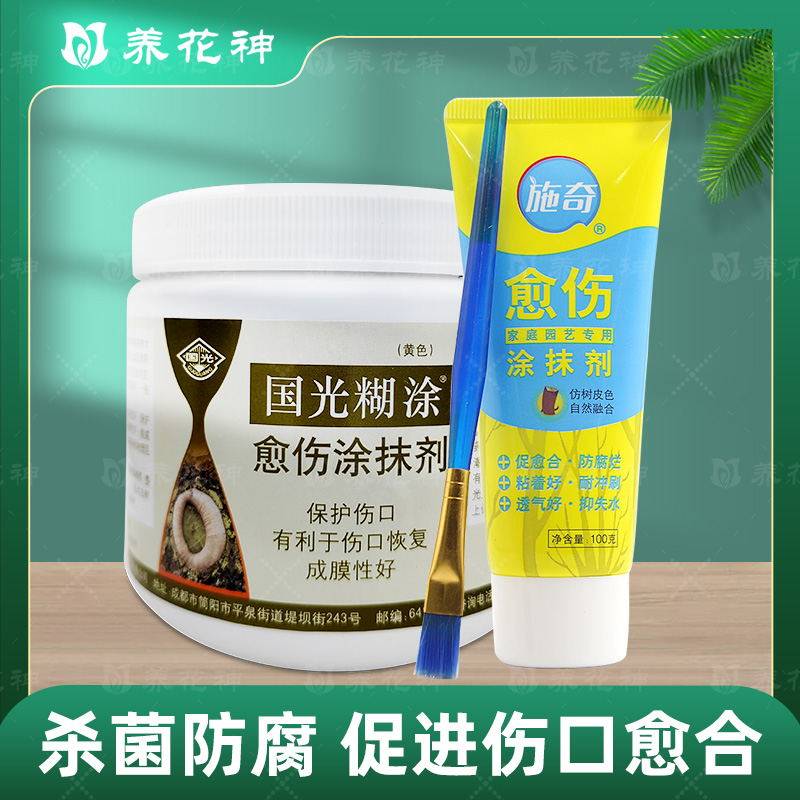 植物愈合剂涂抹剂国光施奇正品愈合膏植物果树盆景月季通用涂膜剂