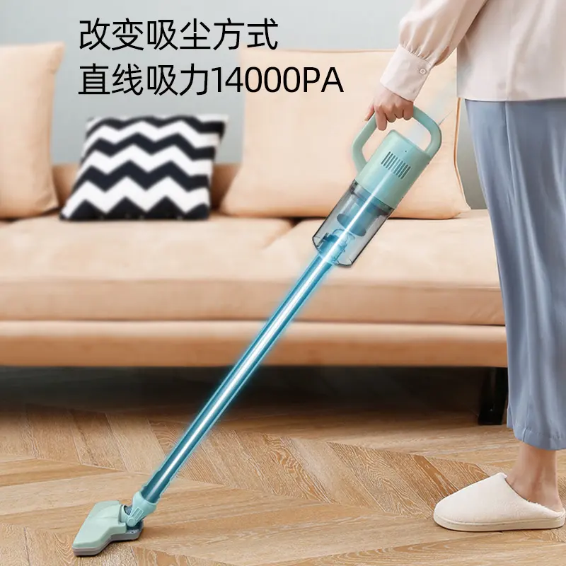 跨境热卖手持 便携吸尘器小型大功率吸尘器推杆大吸力家用吸尘器