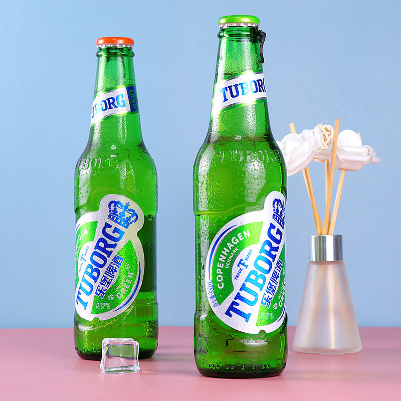 新货乐堡啤酒 小瓶啤酒 330ml*24瓶玻璃瓶整装