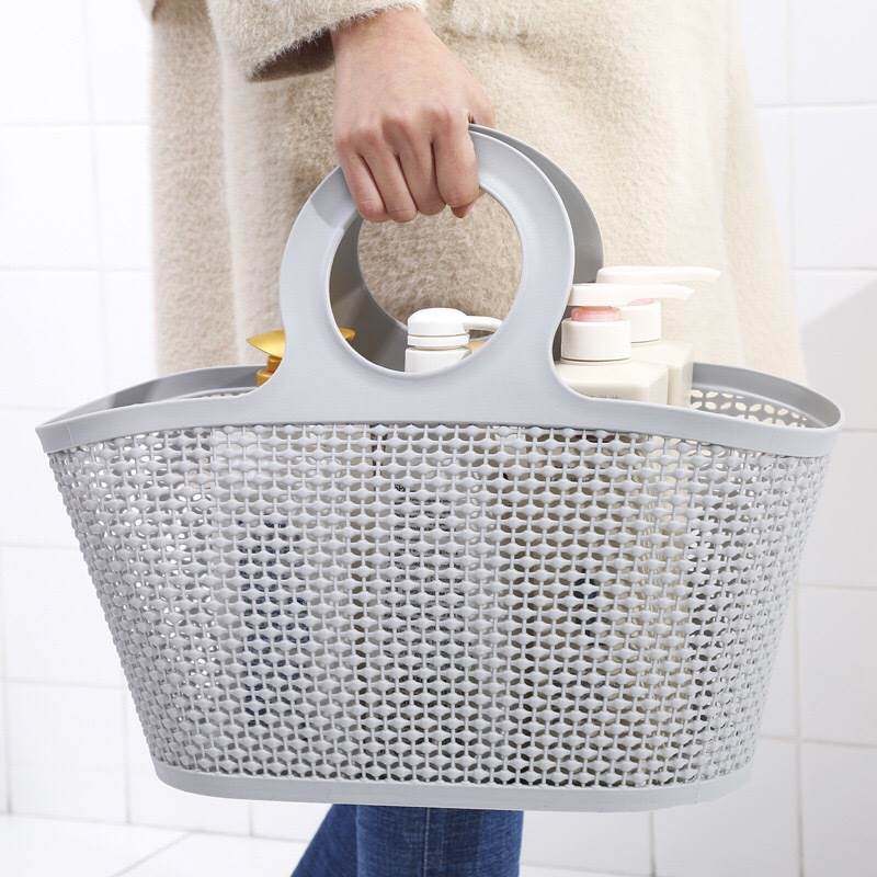 洗澡篮子手提软浴室女洗漱洗浴收纳筐澡堂沐浴蓝可折叠浴筐收纳篮,收纳整理,其他收纳篮,淘宝优惠券,粉丝福利购,淘宝优惠卷