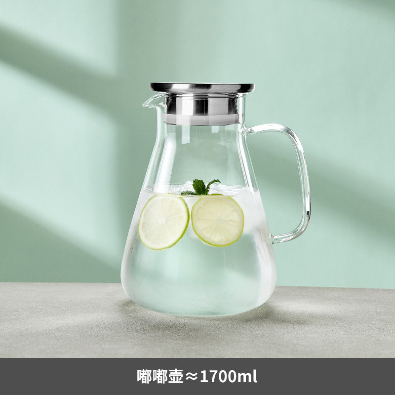 耐高温家用冷水壶大容量玻璃