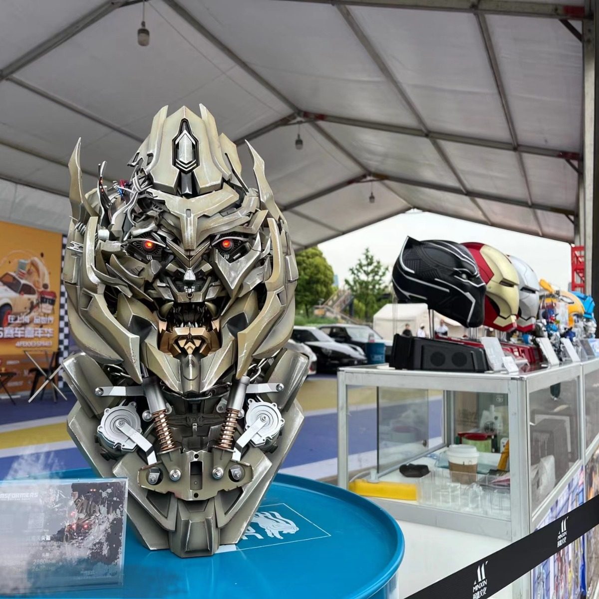 Killerbody千世机甲变形金刚威震天可穿戴头盔收藏级话唠变声器