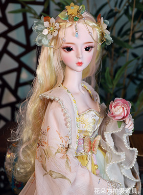 新品bjd娃娃 新品三国系列官妆60cm儿童玩具三分娃节日礼物礼盒