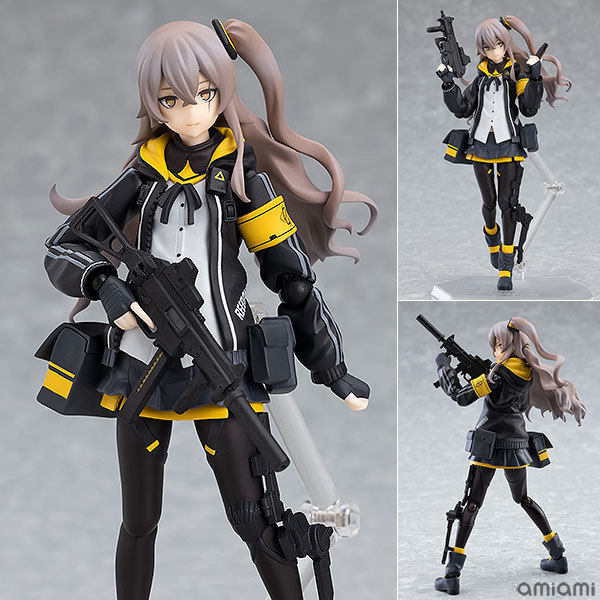 美系列 figma 前线 ump45 可动换脸 模型 摆件 盒装手办