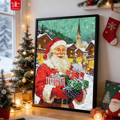 DC蒂彩钻石画圣诞老人高级感礼物