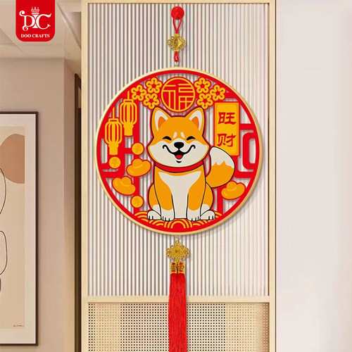 DC蒂彩招财狗钻石画2026新款挂件
