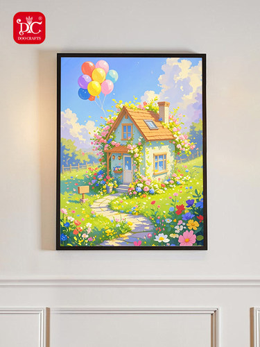 DC蒂彩钻石画2025新款浪漫花海手工diy十字绣客厅高颜值装饰挂画