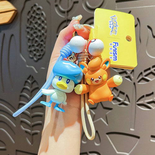 正版宝可梦冒险随行钥匙扣可爱卡