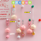 可爱仿真小笼包钥匙扣猪猪包子挂件卡通趣味书包挂饰情侣闺蜜礼物