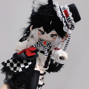 原创25cm30cm棉花娃娃衣服宫廷魔术师帅气华丽玩偶衣服无属性复古