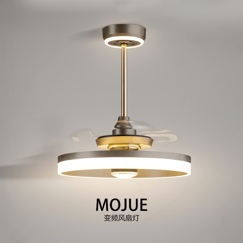 摩爵餐厅吊扇灯一体变频智能简约