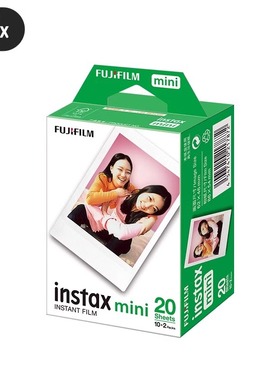 富士拍立得相纸mini7+/7C/7S/mini8/9/11/12/90白边卡通3寸相片纸
