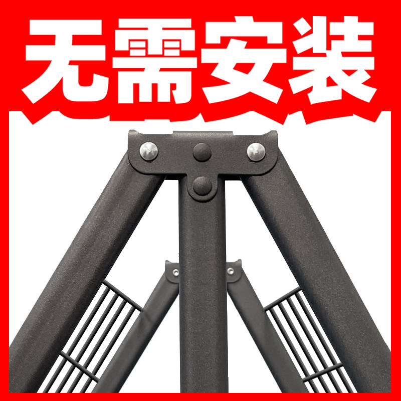 免安装简易布衣柜家用卧室出租房布艺折叠全钢管架子加固收纳衣橱