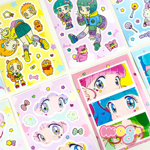 Moglllustration贴纸书手账