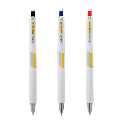 zebra斑马按动式不易晕染中性笔